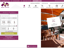 Tablet Screenshot of maciahoteles.com